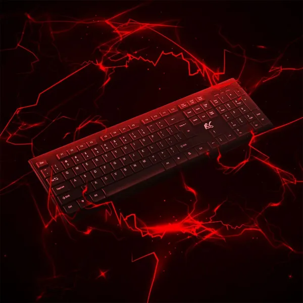 Keyboard and Mouse Nano RS RS580 Black