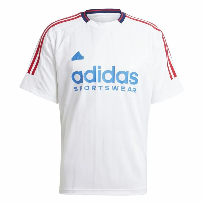 Vīriešu Krekls ar Īsām Piedurknēm Adidas Tiro Nations Pack Balts