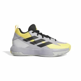 Krepšinio sportbačiai vaikams Adidas Cross Em Up Select Mid Geltona Pilka