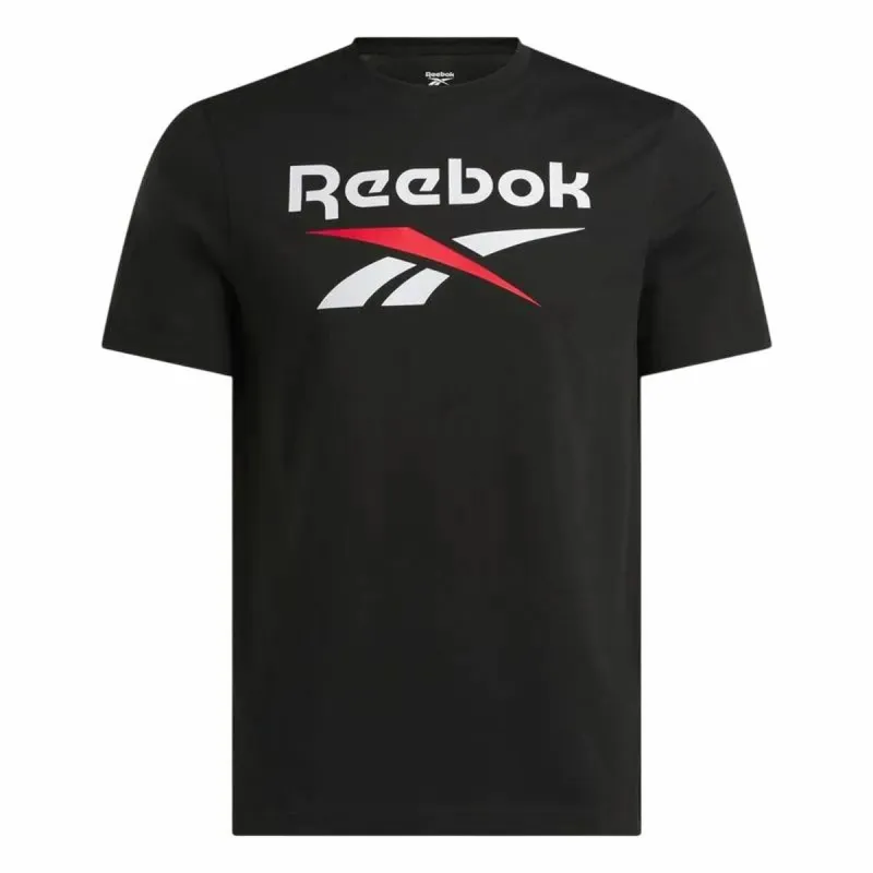 Vyriški marškinėliai su trumpomis rankovėmis Reebok Identity Big Juoda