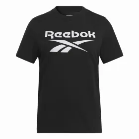 Футболка с коротким рукавом женская Reebok Identity Big Logo Чёрный