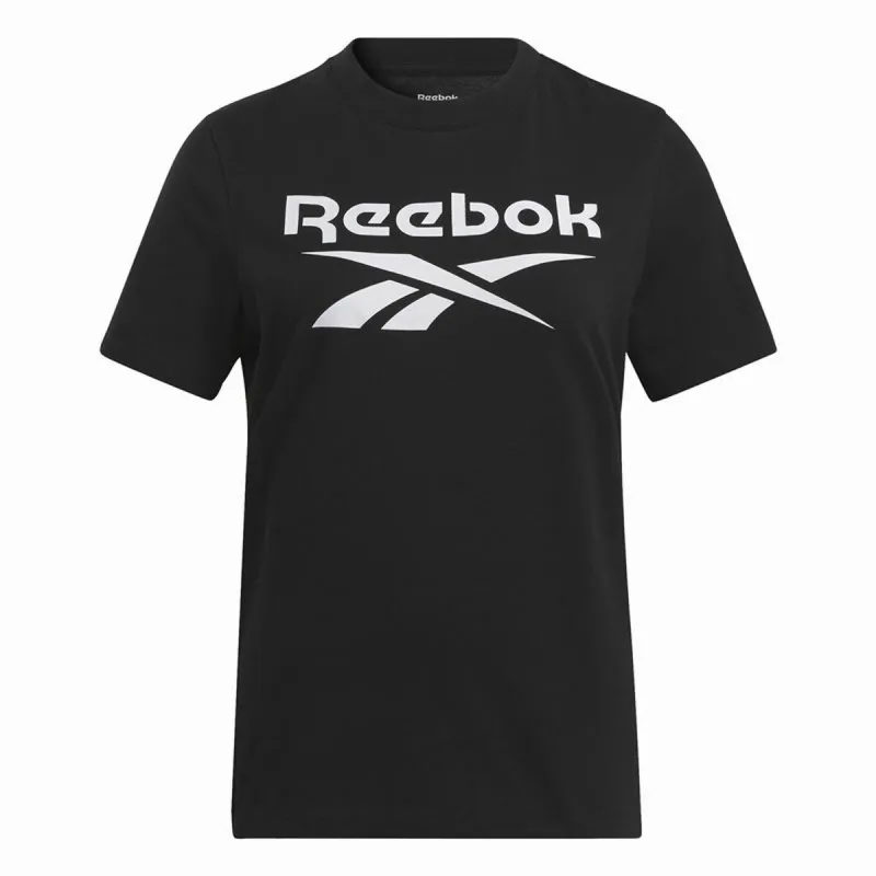 Moteriški marškinėliai su trumpomis rankovėmis Reebok Identity Big Logo Juoda