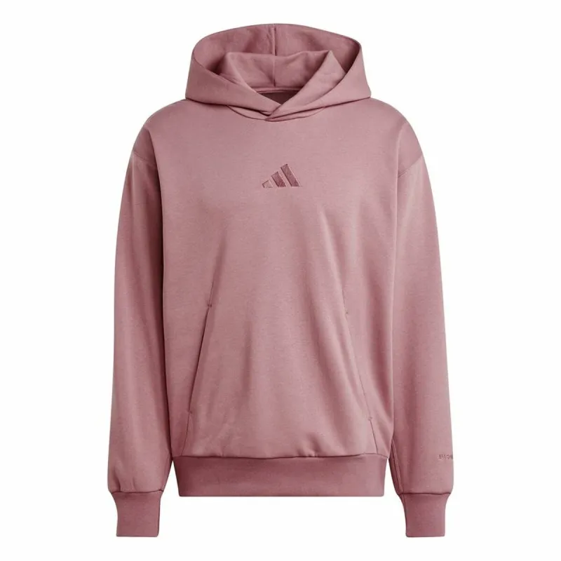 Vyriškas džemperis su gobtuvu Adidas All Szn Fleece Hoodie Rožinė