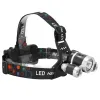 Аккумуляторный налобный фонарь LED Springos CS0059 с CREE T6 черный