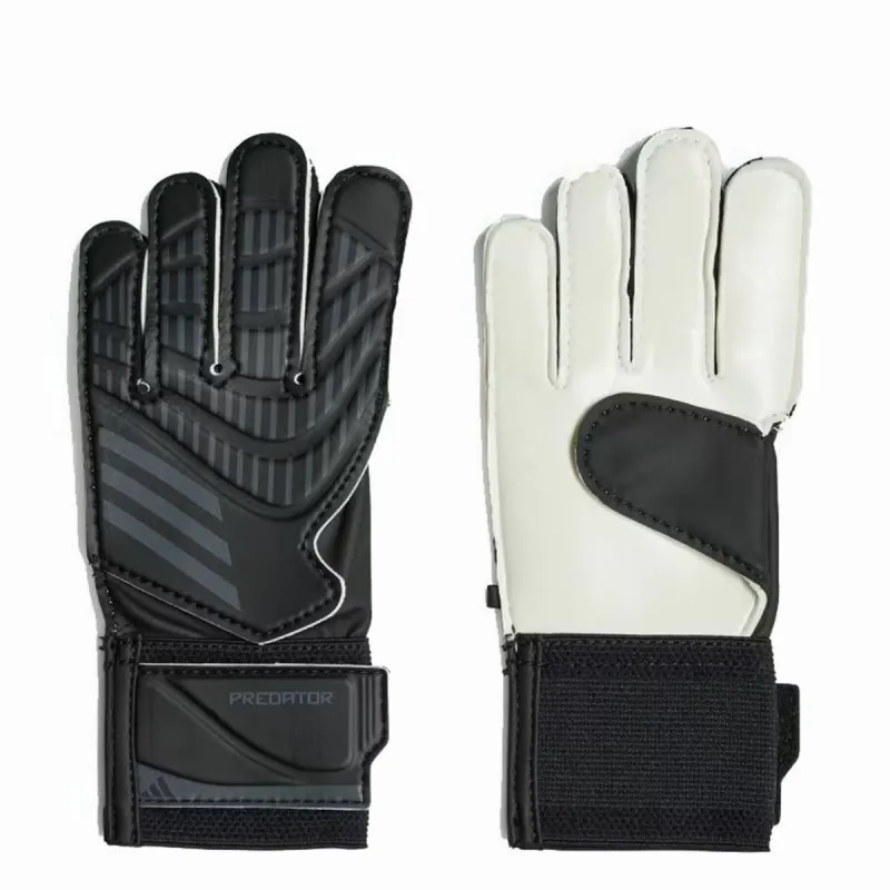 Bērnu Vārtsargu Cimdi Adidas Predator Training Melns