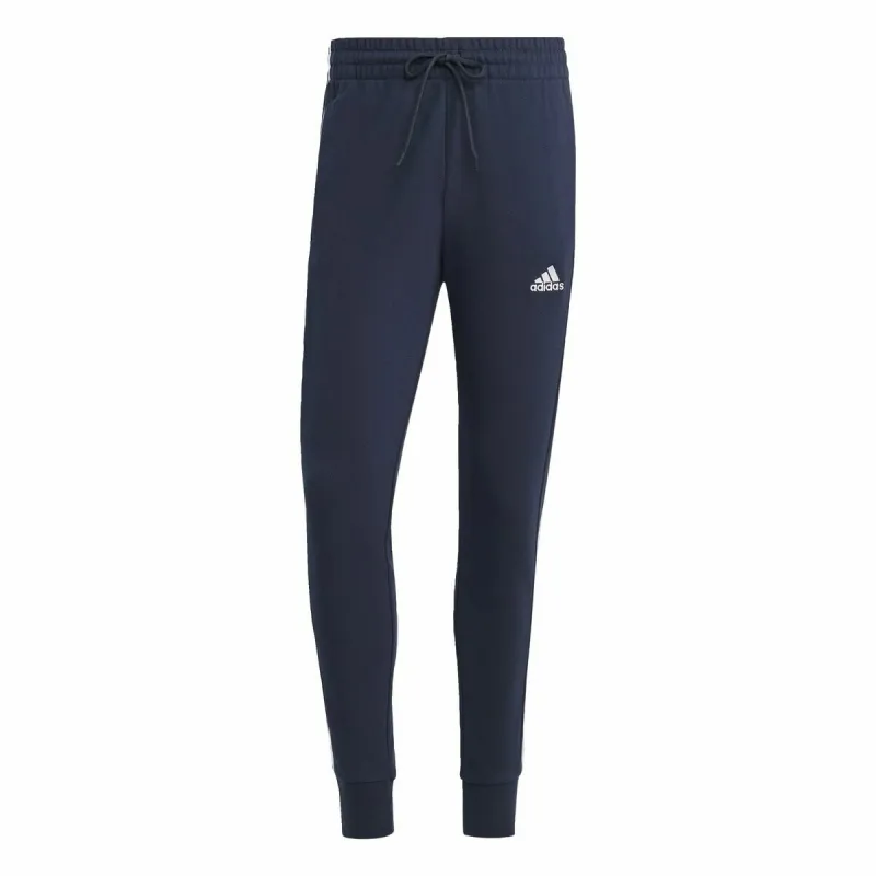 Ilgos sportinės kelnės Adidas M 3S Ft Tc Juoda Tamsiai mėlyna Vyras