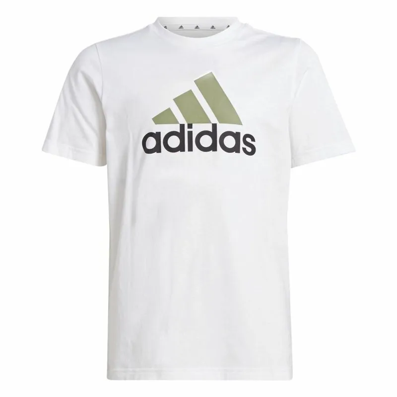 Футболка с коротким рукавом унисекс Adidas Essentials Белый
