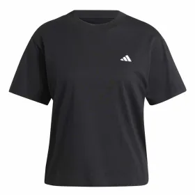 Футболка с коротким рукавом женская Adidas Essentials Чёрный