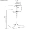 TV Stand MacLean MC-494 70" 40 kg