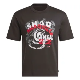 Футболка с коротким рукавом мужская Reebok Gs Hs Shaq Spiral Te Чёрный