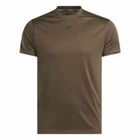 Футболка с коротким рукавом мужская Reebok Id Train Ss Tech Tee Коричневый Светло-коричневый