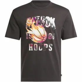 Футболка с коротким рукавом мужская Reebok Gs Basketball On Fir Чёрный