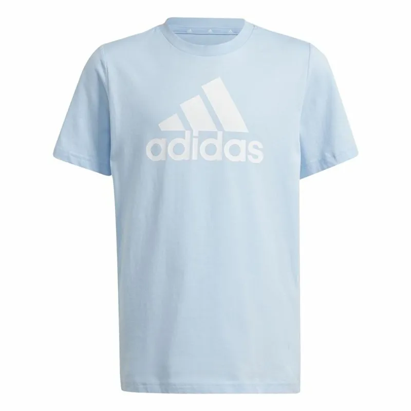 Unisex Krekls ar Īsām Piedurknēm Adidas Essentials Zils Debesu zils