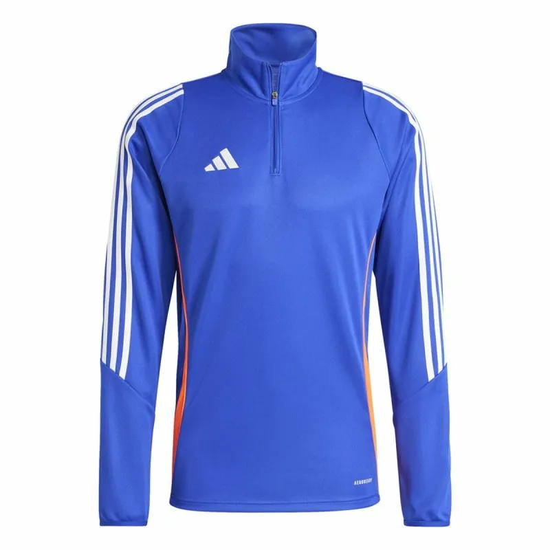 Džemperis be gobtuvo Adidas Tiro24 Training Mėlyna