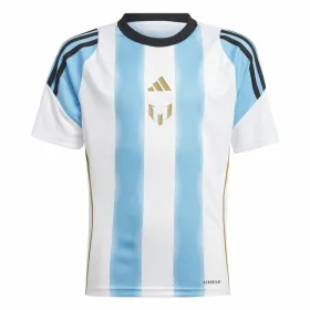 Futbolo marškinėliai Adidas Messi Training Mėlyna Balta