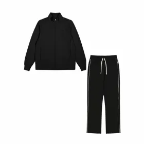 Naisten verkkapuku Champion Full Zip Suit Mujer Musta