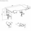 Screen Table Support Ergo Office ER-303 B