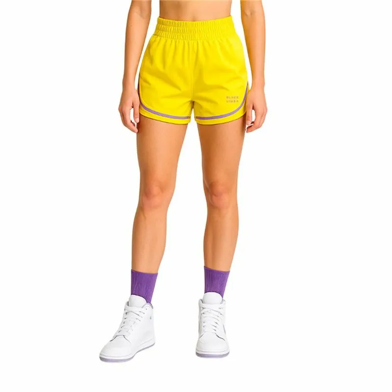 Long Sports Trousers Black Limba Black Limba Boxwear Mujer Yellow Lady Fitness