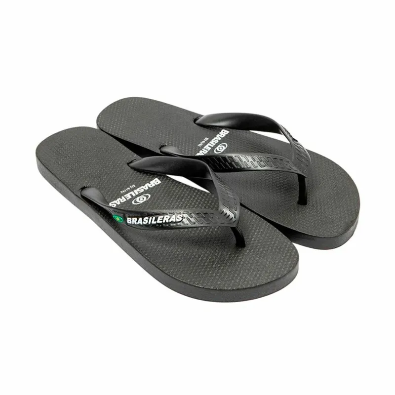 Pludmales sandales vīriešiem Brasileras Classic Pro Melns