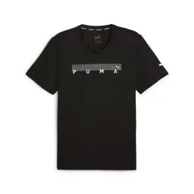 Футболка с коротким рукавом мужская Puma Energy Cloudspun Graphic Чёрный