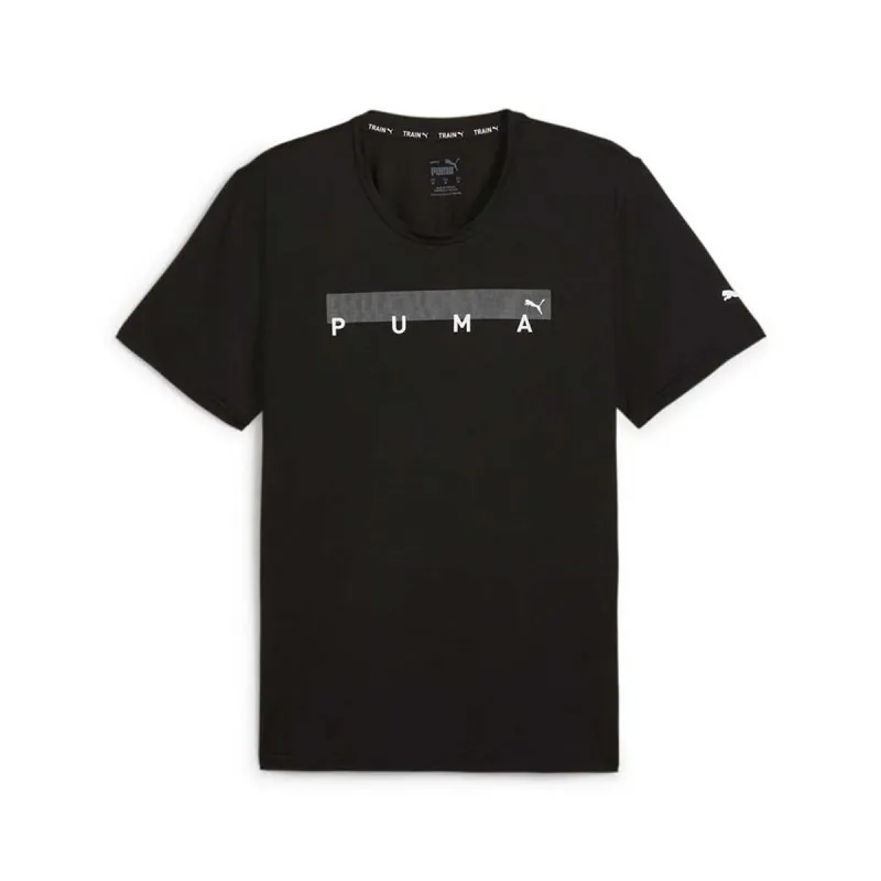 Футболка с коротким рукавом мужская Puma Energy Cloudspun Graphic Чёрный