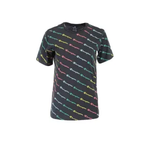 Детский Футболка с коротким рукавом Champion 305655-KL001 Чёрный