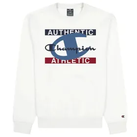 Vīriešu Sporta Krekls bez Kapuča Champion Authentic Athletic M Balts