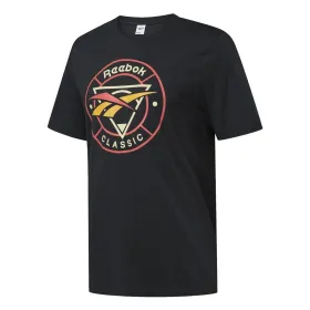 Футболка с коротким рукавом мужская Reebok Reebok Classic Trail Чёрный