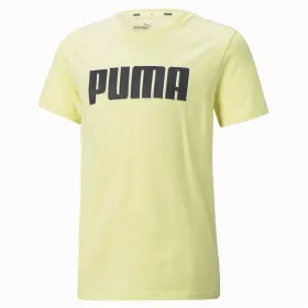 Детский Футболка с коротким рукавом Puma 585887 40 Жёлтый