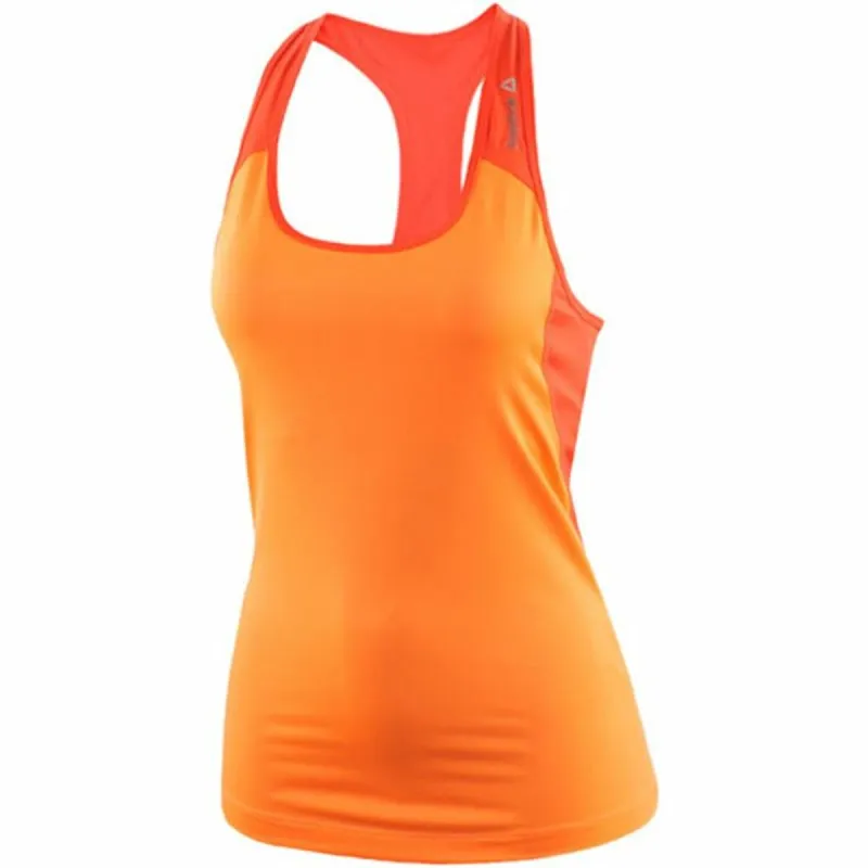 Moteriški marškinėliai be rankovių Reebok WOR Racerback LBTOP Oranžinė