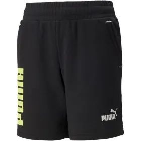 Sporta Šorti Puma Power Shorts Kids Melns