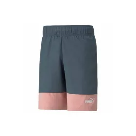 Vīriešu Sporta Šorti Puma Power Colorblock Tumši pelēks