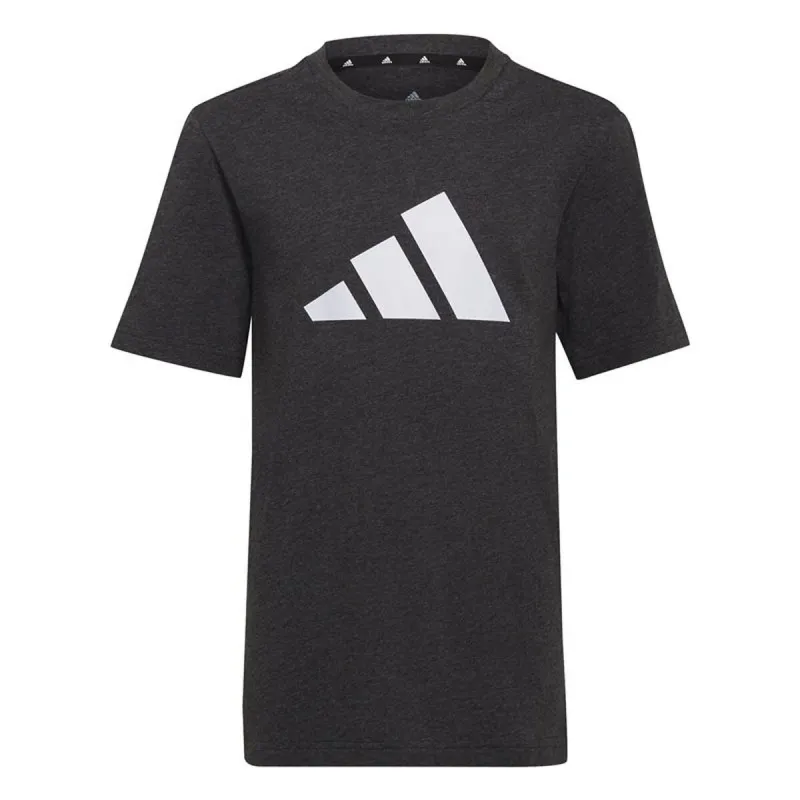 Детский Футболка с коротким рукавом Adidas HG8856 Чёрный
