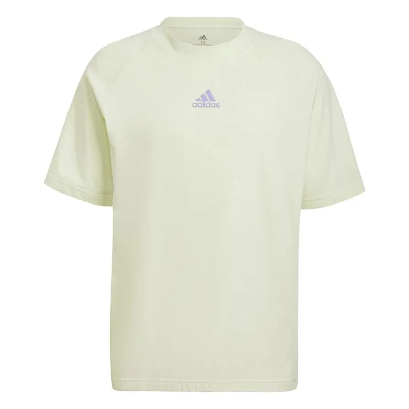 Vyriški marškinėliai su trumpomis rankovėmis Adidas Essentials brandlove Geltona