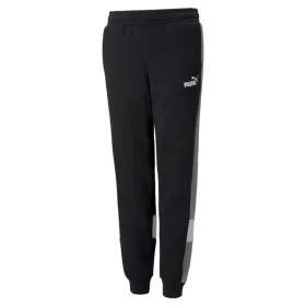 Garās sporta bikses Puma Ess Block Melns
