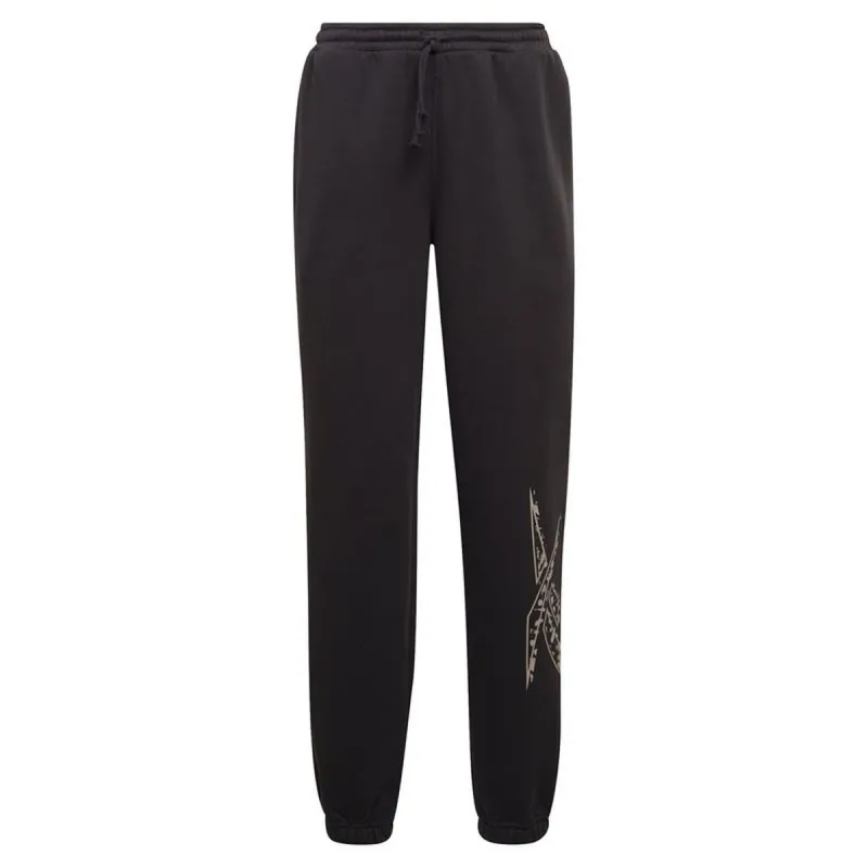 Ilgos sportinės kelnės Reebok Modern Safari Jogger Juoda Moteris