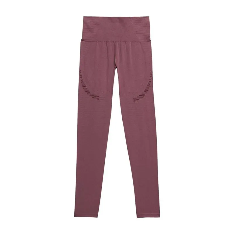 Sport leggings for Women 4F Functional SPDF012 Burgundy