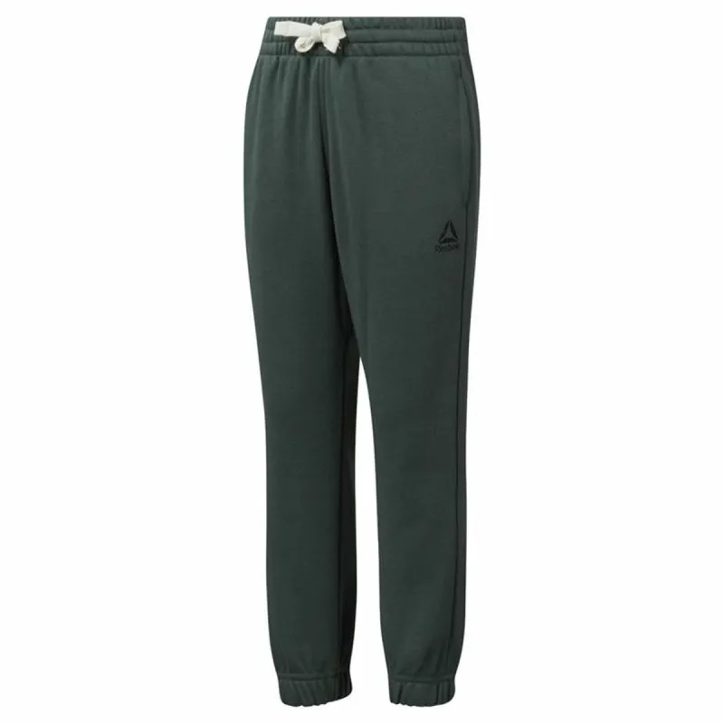 Sportinės kelnės vaikams Reebok Essentials French Terry Alyvuogių aliejus