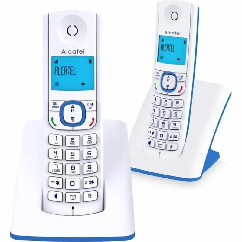 Fiksētais Telefons Alcatel F530 Duo Zils Zils/Balts