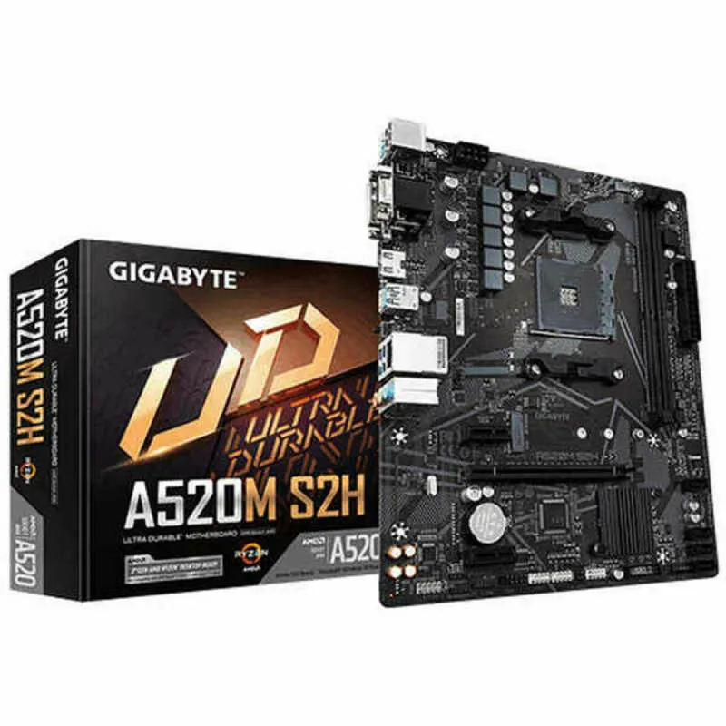 Mātesplate Gigabyte A520M S2H AMD AM4 AMD
