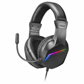 Pelikuuloke mikrofonilla Mars Gaming MH122 Musta