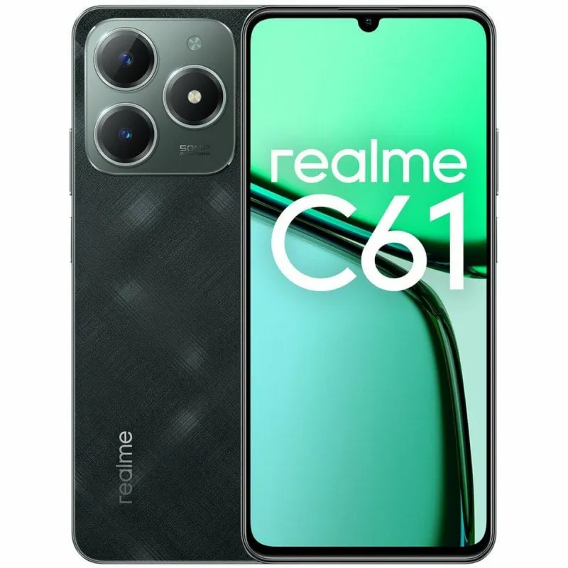 Smartphone Realme C61 6,7" Unisoc 6 GB RAM 256 GB Black Green