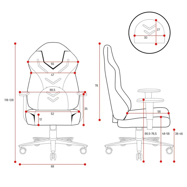 Spēļu Krēsls Diablo Chairs 1191