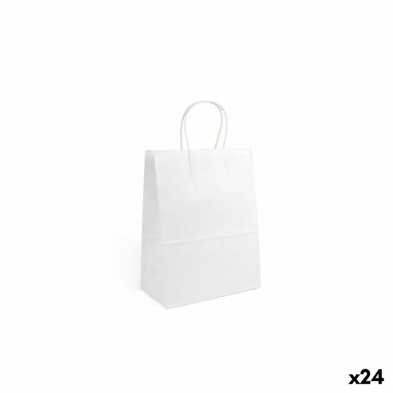 Бумажный пакет Algon Белый 20,6 x 11 x 27 cm 3 Предметы (24 штук)