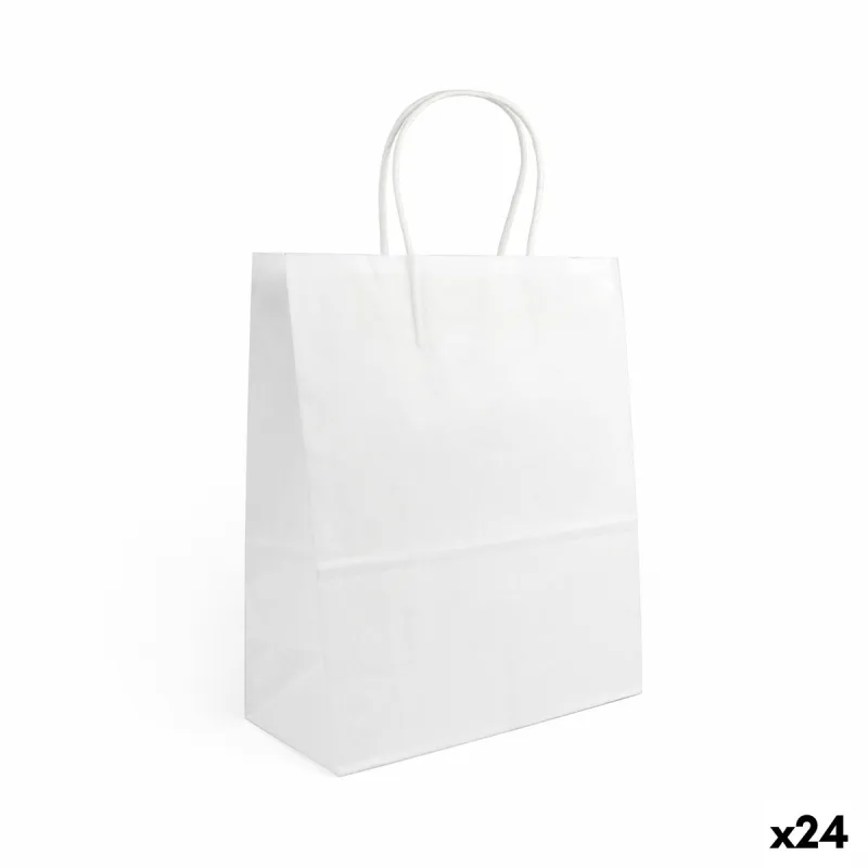Бумажный пакет Algon Белый 32 x 12 x 40 cm 3 Предметы (24 штук)