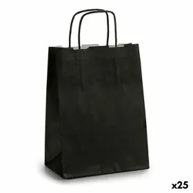 Бумажный пакет Pincello Чёрный 18 x 8 x 31 cm 18 x 30 x 0,2 cm (25 штук)