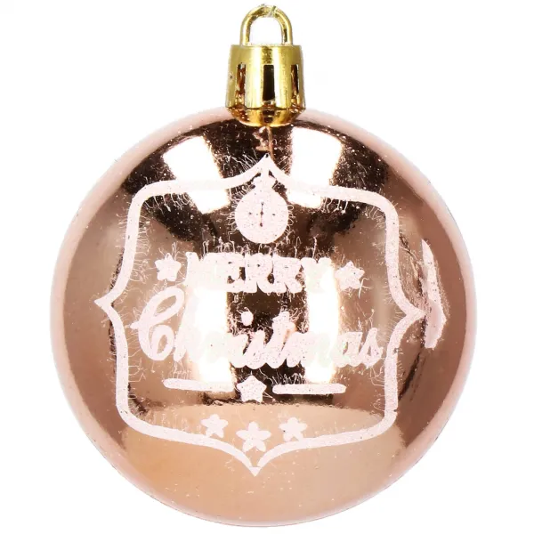 Christmas Tree Ornaments Springos CA0867 6 cm 24 pcs