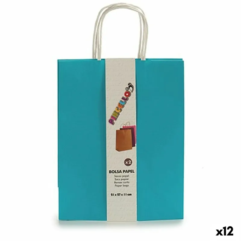 Somu komplekts Pincello Zils 11 x 36 x 21 cm Papīrs 2 Daudzums (12 gb.)