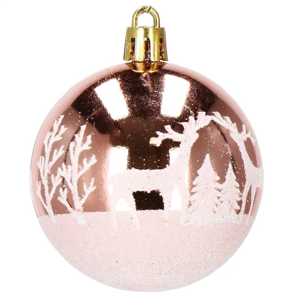 Christmas Tree Ornaments Springos CA0867 6 cm 24 pcs