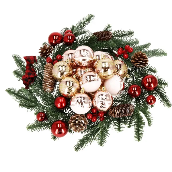 Christmas Tree Ornaments Springos CA0867 6 cm 24 pcs